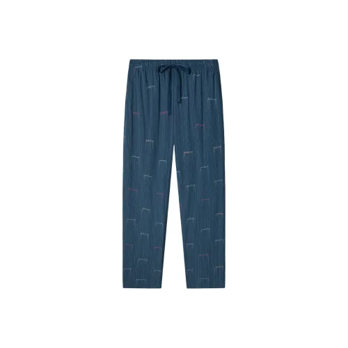 Shuya Пижамные штаны Мужские Королевский синий