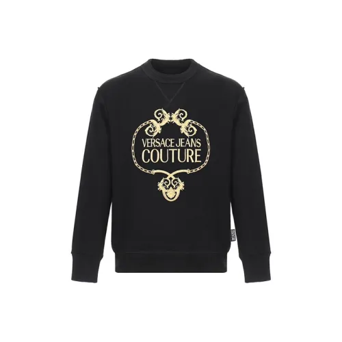 VERSACE JEANS COUTURE Черные Мужские Свитшоты