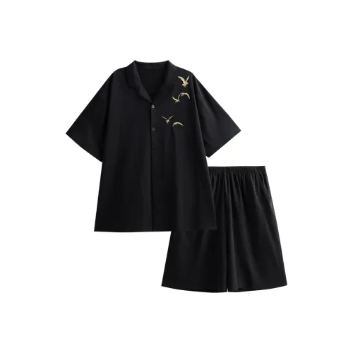 Same Language Пижамный комплект мужской Wabi Sabi черный