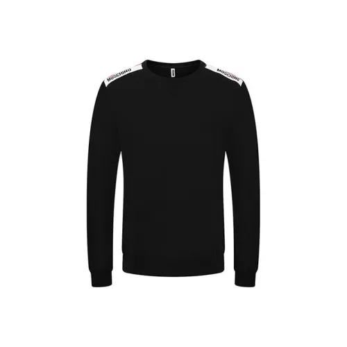 MOSCHINO Мужские черные свитшоты