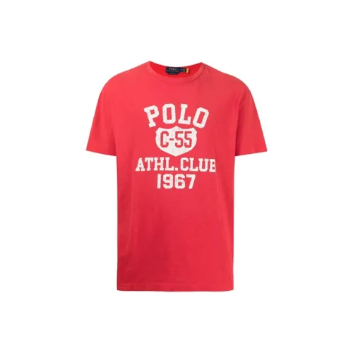 Polo Ralph Lauren Red Men's T-Shirts Поло Ralph Lauren Красные Мужские Футболки