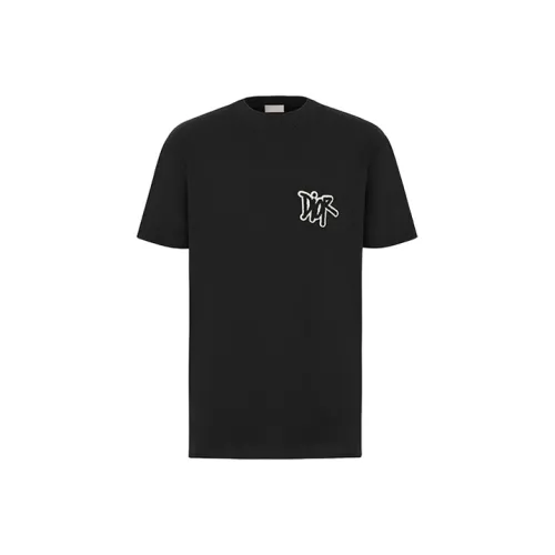 DIOR Quarterly New Products Черные Мужские T-Рубашки