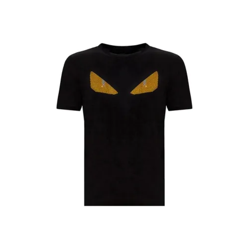 Fendi Черные Мужские T-Рубашки