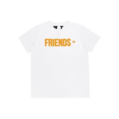 VLONE Friends Collection Large Logo Collection T-Shirt Унисекс Белый Желтый