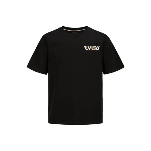 EVISU Мужские черные футболки