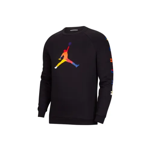 Джордан Черный Мужской Свитшот