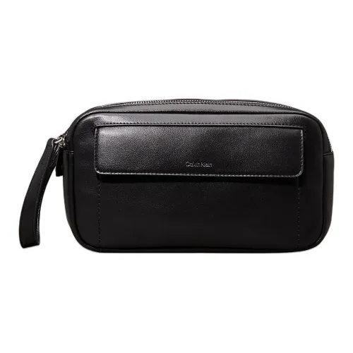 Calvin Klein Сумка для туалетных принадлежностей из искусственной кожи мужская черная