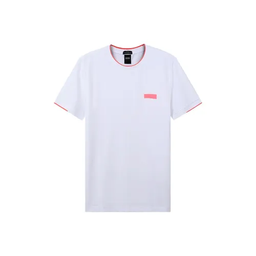 Hugo Boss Короткий рукав T-рубашки Мужской Белый