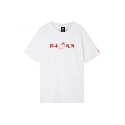 New Balance совместная футболка T Унисекс Белая