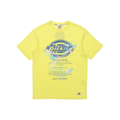 Dickies Светло-лимонный цвет Мужская футболка с коротким рукавом