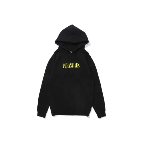 PLEASURES С капюшоном свободный крой худи унисекс черный
