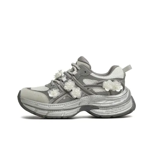 teenmix Petal Shoes Shock Absorbers Slip-resistant Footwear Women's