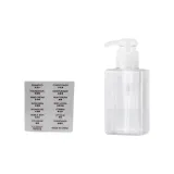 Прозрачная бутылка с крышкой Press-and-Distribute, объем 100 мл: 3 шт