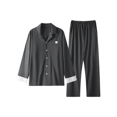 ZAO FU NIAO Пижамный комплект Мужской Темно-серый