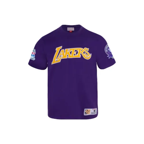 MITCHELL NESS T-Shirt Унисекс Фиолетовый