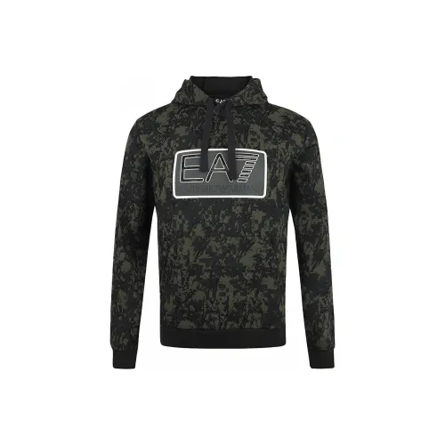 EMPORIO ARMANI EA7 Толстовка Мужской Зеленый