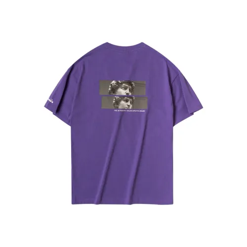 DIADORA Прямой крой T-рубашка унисекс фиолетовая