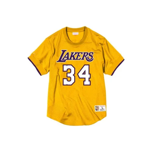 MITCHELL NESS T-Shirt Унисекс Желтый