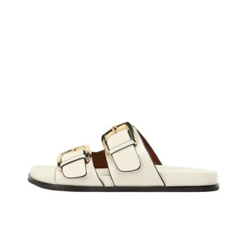 ZARA Слипоны Белый Женские