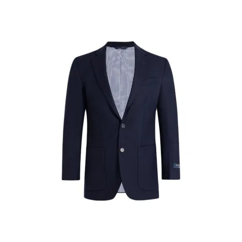 BROOKS BROTHERS Темно-синий Синий Мужской Деловой костюм