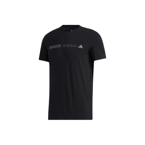 Adidas Мужские черные футболки