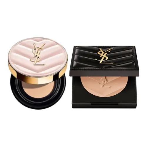 SAINT LAURENT Пудра Cushion Big White Cake Наборы макияжа Легко смешиваемый Естественный Длинный срок хранения