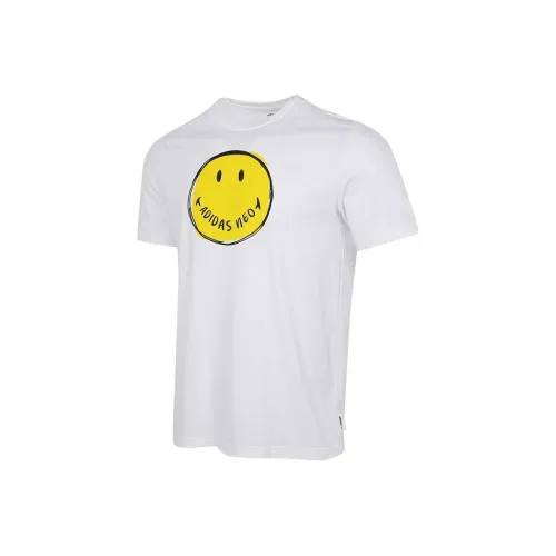 ADIDAS NEO Белый Мужской T-Рубашки