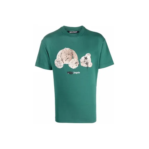 PALM ANGELS Зеленые Мужские Футболки