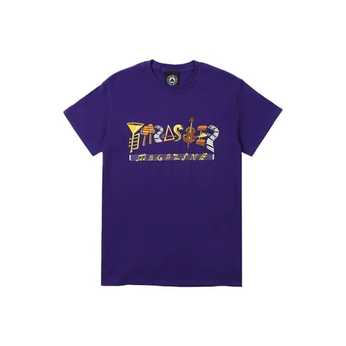 Thrasher Фиолетовый Унисекс T-рубашки