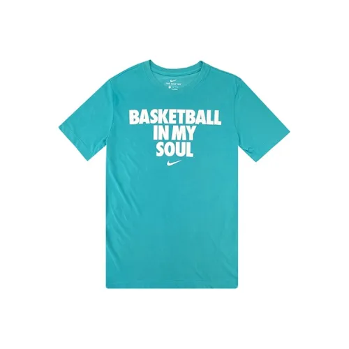 Nike Blue Men's T-Shirts Найк Синий Мужские Футболки