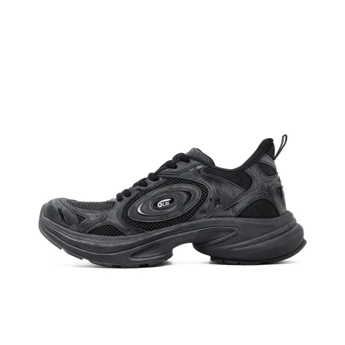 Ocai Беговые кроссовки Low Top Выцветший Черный Унисекс