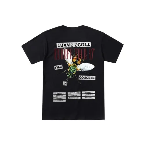 TRAVIS SCOTT Черная унисекс футболка