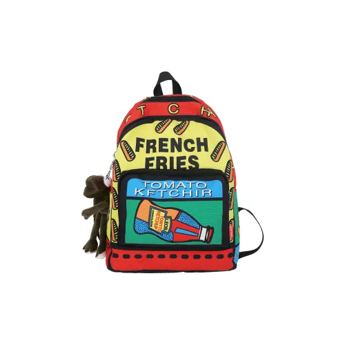 BUBM Оксфорд Рюкзак Унисекс Яшма Коричневый Зеленый Хаки