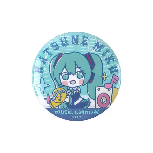 GUANGBO Hatsune Miku Guanyu Значок Сладкий и Очаровательный Звук Жестяной 58 мм Значки