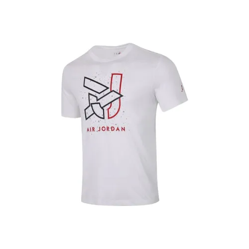 Джордан Белый Мужская Футболка