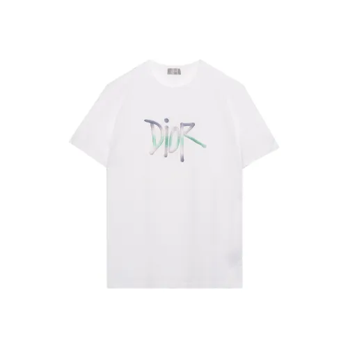 DIOR Белая Мужская T-Рубашка