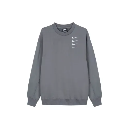 Nike Толстовка Весенний Мужской Железо Серый