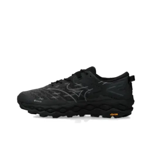 Mizuno Wave Mujin Slip-Resistant Abrasion-Resistant Low Top Casual Shoes Unisex Black Мицубо Уэйв Муджин Slip-Resistant Abrasion-Resistant Низкий Топ Повседневная Обувь Унисекс Черный