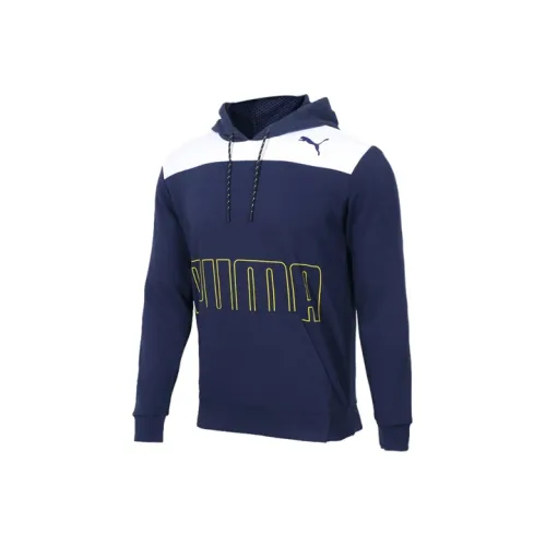 PUMA Твидовый синий Мужской Свитшот