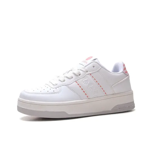 STUR YSN Устойчивые к истиранию Легкие Увеличивающие Высоту Низкие Кроссовки для Скейтбординга Женские Белые Пион Розовый