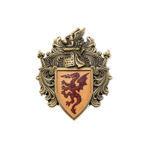 STARFORGED Warhammer Old World Мерч Batoania Рыцарь Щит Эмблема Bastogne Военный стиль Флаг FACTION Брошь Значки