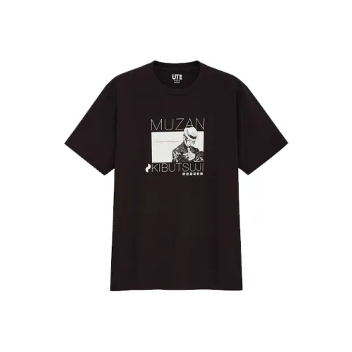 UNIQLO Черная унисекс футболка