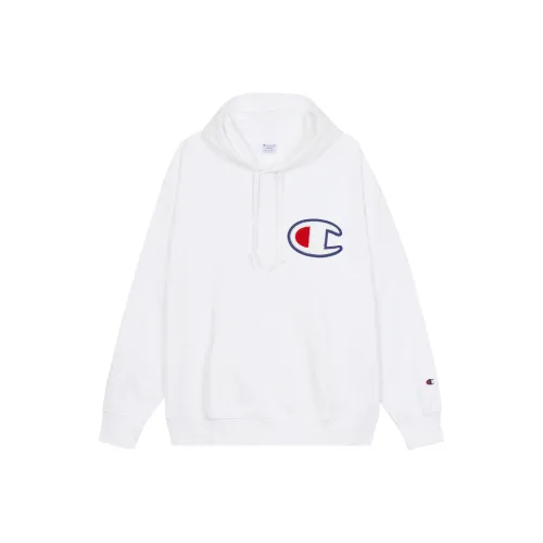 Champion Белый Унисекс Свитшоты