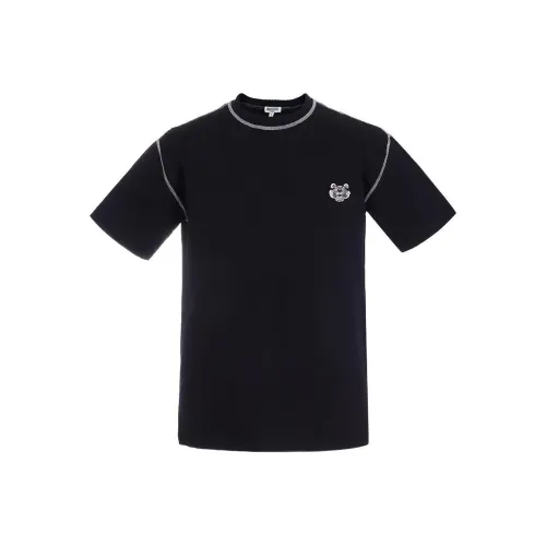 KENZO Темно-синие мужские футболки T