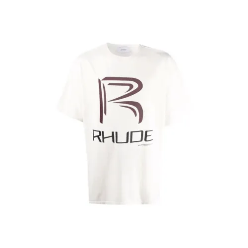 RHUDE Белая Мужская T-Рубашка