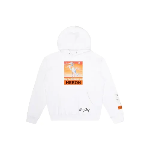 HERON PRESTON Белый Мужской Свитшот