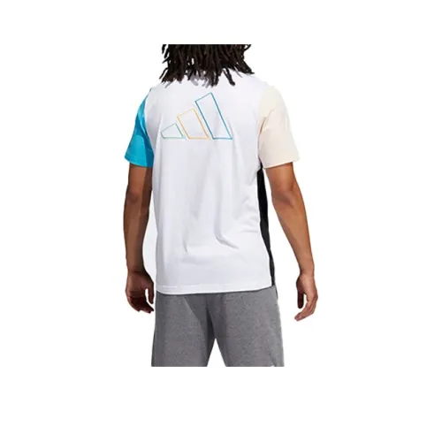 Adidas COLORBLOCK T-Shirt Мужская Черная