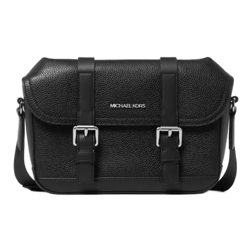 MICHAEL KORS Cooper Коровья кожа Курьерская сумка Сумка на плечо Мужской Черный