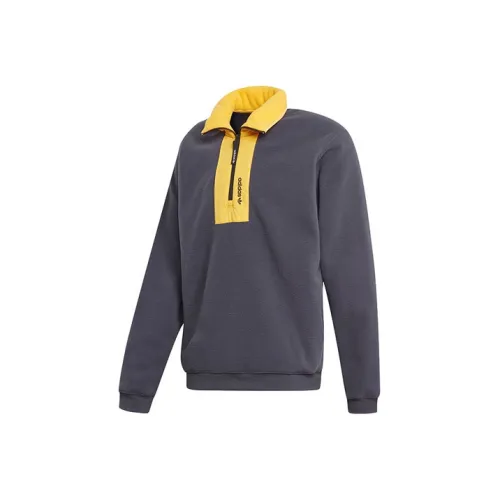 Adidas Originals Adv Block Fle Colorblock Серый Мужской Свитшот