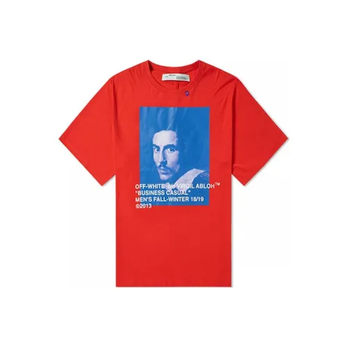 Off Белый Мужской T-Рубашки